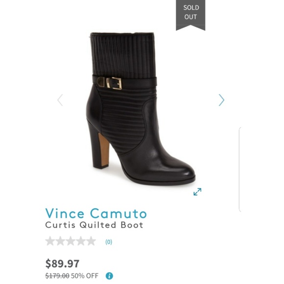 Vince Camuto Curtis Quilted Boots 